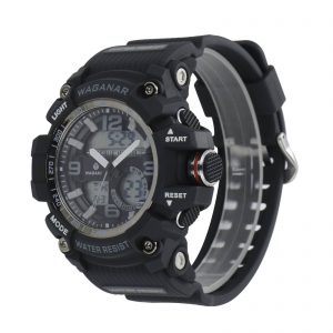 Blekon Collections Mens Analog Digital LED 30M Waterproof Outdoor Sport Watch Multifunction Dual Display Stopwatch Calendar Wrist Watch