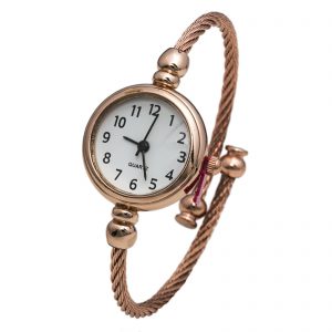 Blekon Collections Quartz Womens 23mm Case Small Wire Bangle Watch