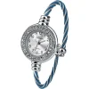 Rhinestone Silver/Blue