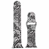 Black White Snakeskin