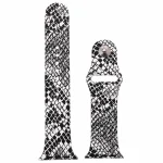 Black White Snakeskin